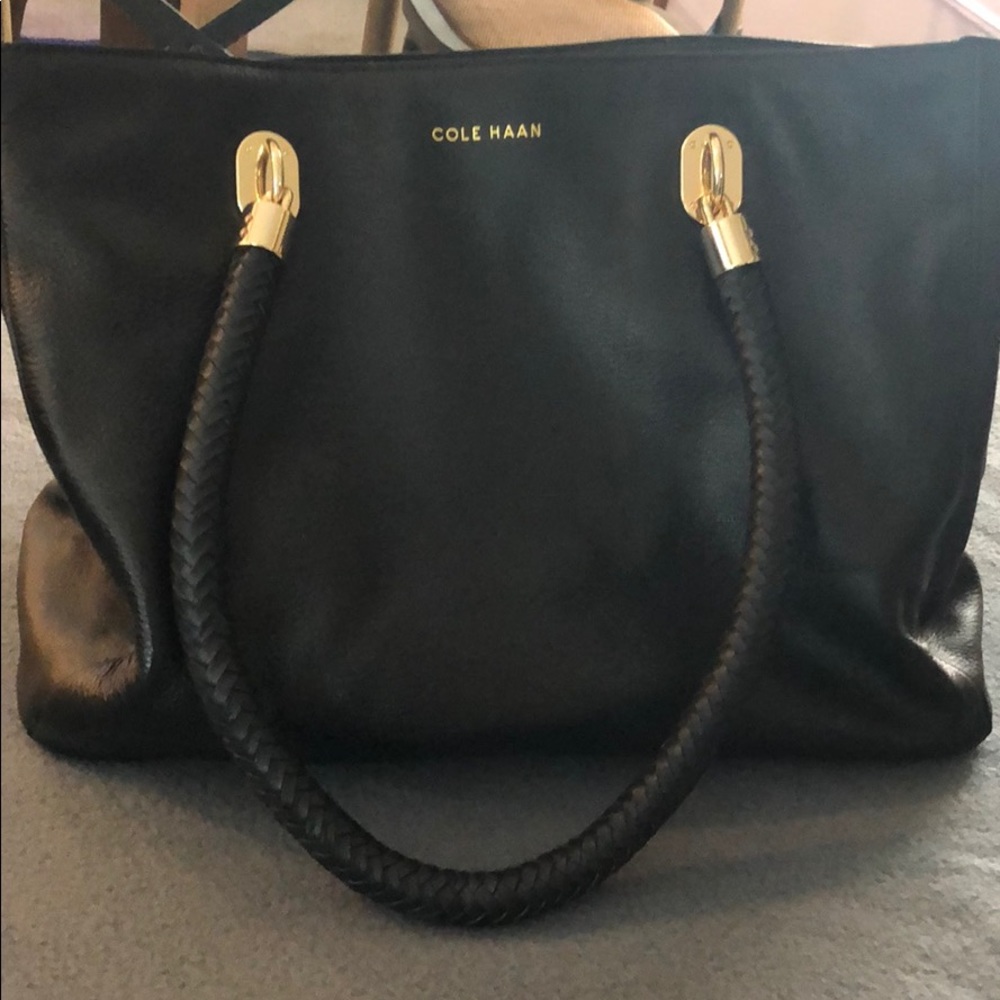 Black Cole Haan handbag.